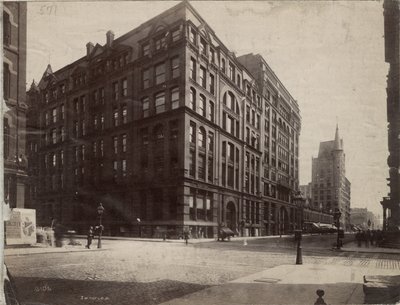 ディアボーン通りとモンロー通りの南東の角、シカゴ、1890 作： J. W. Taylor