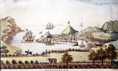 イルフラクームの眺め、デボン、1842（ペンとトイレ）（72970ペア） 作： J Walters