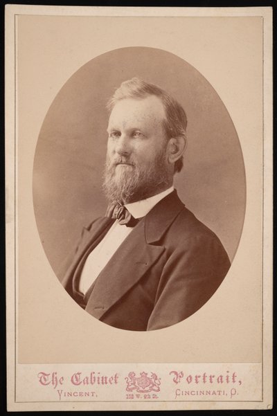 JHの肖像 ホワイト、1874年から1881年の間。 作： J and W Vincent