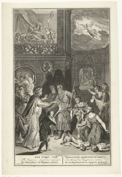 エジプトでの初子の死 エジプトで初子を殺す 作： J. van Buysen