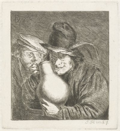水差しを持つ 2 人の農民 作： Jabes Heenck