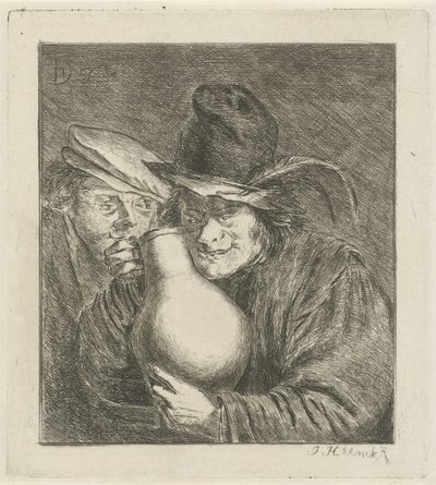 水差しを持つ 2 人の農民 作： Jabes Heenck
