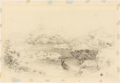 睡蓮のある池 作： Jabez Bligh