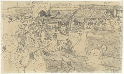 アラブ市場 作： Jac van Looij