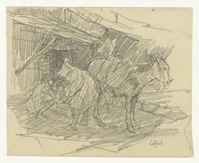 タンジールの蹄鉄工で 作： Jac van Looij