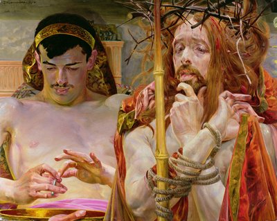 キリストとピラト 作： Jacek Malczewski