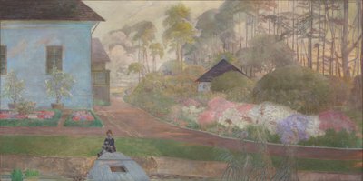 幼少期 ― ヴィエルギエの池のほとりにいるヤチェク 作： Jacek Malczewski