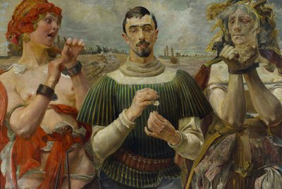ポーランドのハムレット 作： Jacek Malczewski