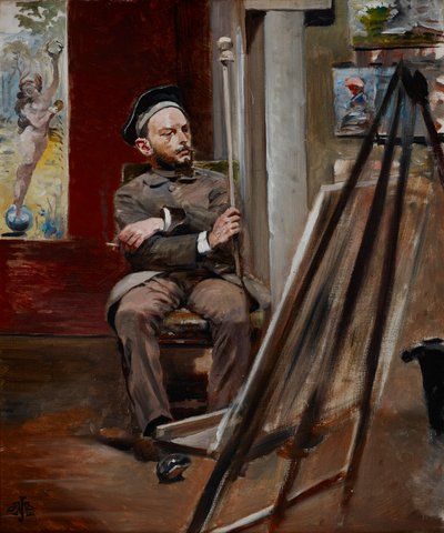 Stanisław Tondoksen muotokuva, n. 1902 (öljy kankaalle) 作： Jacek Malczewski
