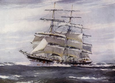 クリッパー船：ミドルセックス 作： Jack Spurling