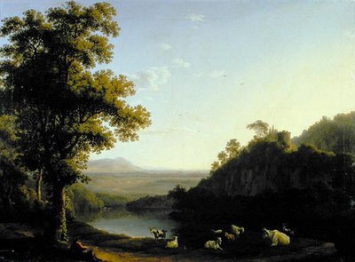 ローマの風景 作： Jacob Philippe Hackert