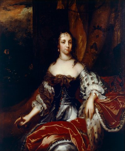 Braganzan kuningatar Katariina n. 1665 (öljy kankaalle) 作： Jacob (attr. to) Huysmans