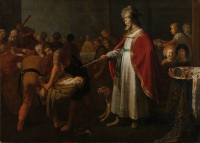 ふさわしくない結婚式の客のたとえ話 作： Jacob Adriaensz. Backer (attributed to)