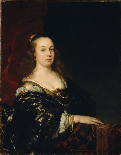 女性の肖像、1647年頃 作： Jacob Adriensz Backer
