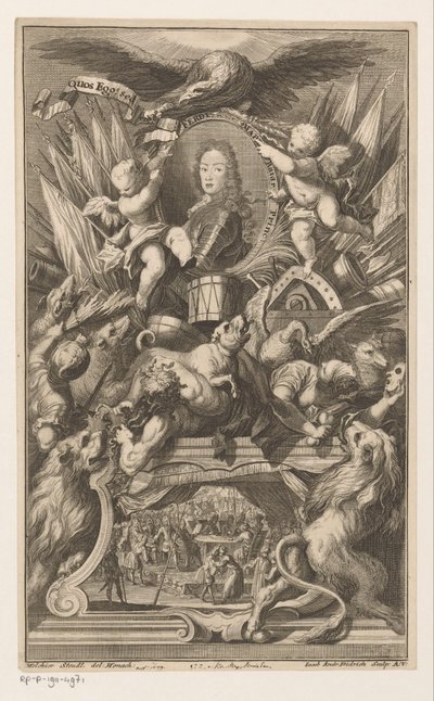 バイエルンのフェルディナンドの肖像 作： Jacob Andreas Fridrich (I)