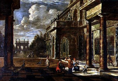 ルネッサンス期の宮殿を彩る音楽家たち 作： Jacob Balthasar Peeters