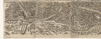 Plattegrond van Rome ten tijde van keizer Augustus (onderste blad) Anteiquae urbis imago accuratissime ex vetusteis monumenteis formata Effigies antiquae Romae ex vestigiis aedificiorum ruinis (...)   1361146   ja       japanese Successfully Translated  Or 作： Jacob Bos