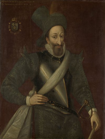 アンリ 4 世 (1553-1610)、フランス王 作： Jacob Bunel (manner of)