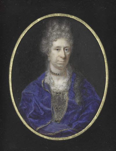 女性の肖像 作： Jacob Christof Le Blon (attributed to)