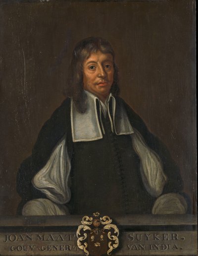 オランダ領東インド総督 Joan Maetsuyker の肖像 作： Jacob Coeman (copy after)