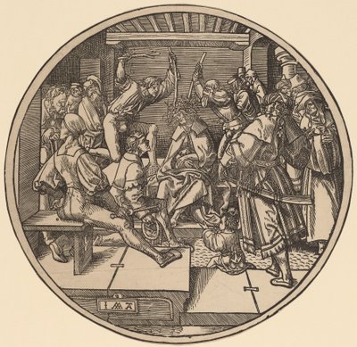 いばらの冠をかぶったキリスト 作： Jacob Cornelisz van Oostsanen