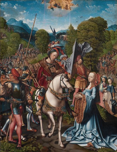 デビッドとアビゲイル 作： Jacob Cornelisz van Oostsanen