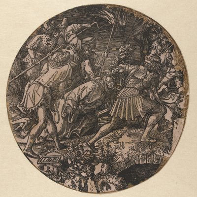 キリストの捕獲 ラウンドパッション（シリーズタイトル） 作： Jacob Cornelisz van Oostsanen