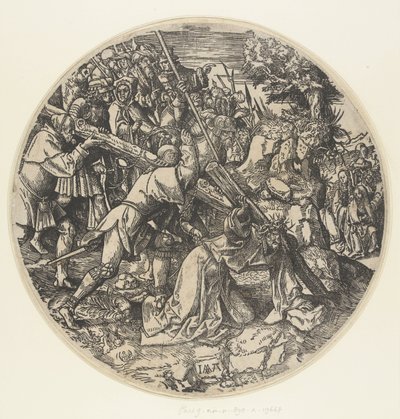 十字架を運ぶ ラウンドパッション（シリーズタイトル） 作： Jacob Cornelisz van Oostsanen