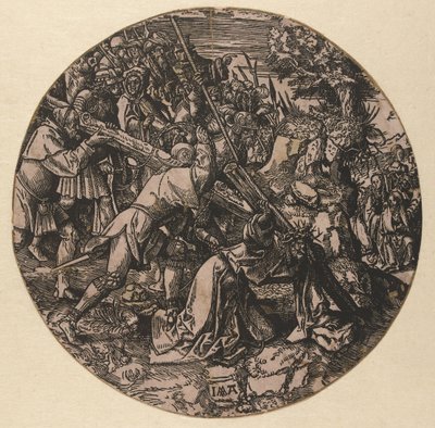 十字架を運ぶ ラウンドパッション（シリーズタイトル） 作： Jacob Cornelisz van Oostsanen