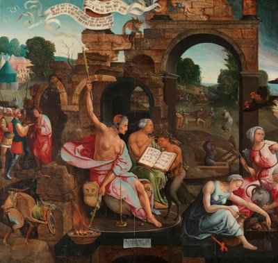 サウルとエンドアの魔女 作： Jacob Cornelisz van Oostsanen