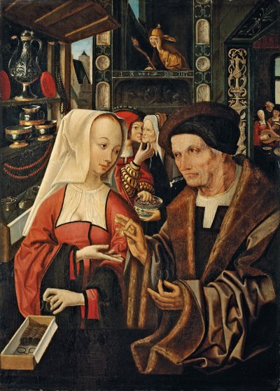 病気の恋人 作： Jacob Cornelisz van Oostsanen