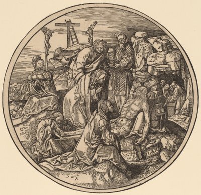 嘆きと埋葬 作： Jacob Cornelisz van Oostsanen