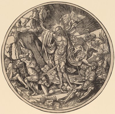 復活とキリストの墓に向かう聖女たち 作： Jacob Cornelisz van Oostsanen