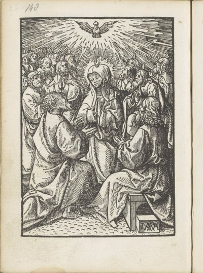 聖霊の注ぎ 小さな情熱（シリーズタイトル） 作： Jacob Cornelisz van Oostsanen