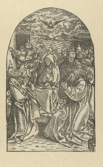 聖霊の注ぎ マリアの生涯（シリーズタイトル） 作： Jacob Cornelisz van Oostsanen