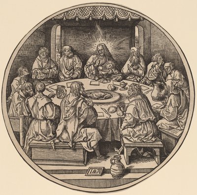 最後の晩餐 作： Jacob Cornelisz van Oostsanen after Albrecht Dürer