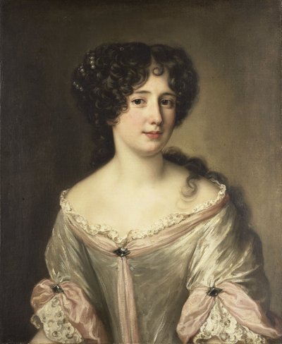 オランダ：マリア・マンチーニ・コロンナ公爵夫人（1646-1699）の肖像 マリア・マンチーニ・コロンナ（1639-1715）の肖像 作： ジェイコブ・フェルディナンド・ヴォエト