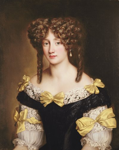 オルテンス・マンチーニの肖像 作： Jacob Ferdinand Voet