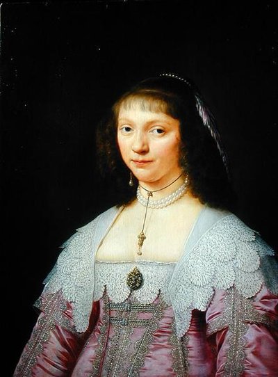 若い女性の肖像」（油彩・パネル） 作： Jacob Fransz van der Merck