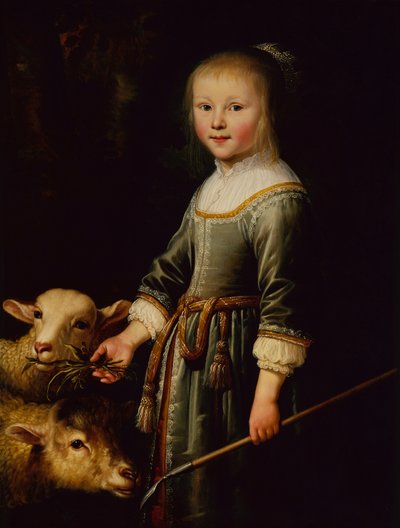 緋色のマリア・ストリッケの肖像 作： Jacob Gerritsz Cuyp