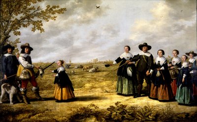 風景の中の家族の肖像 作： Jacob Gerritsz Cuyp