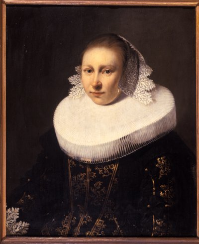 1644年以前の若い女性の肖像（オークに油彩） 作： Jacob Gerritsz Cuyp