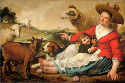 羊飼い 作： Jacob Gerritsz Cuyp