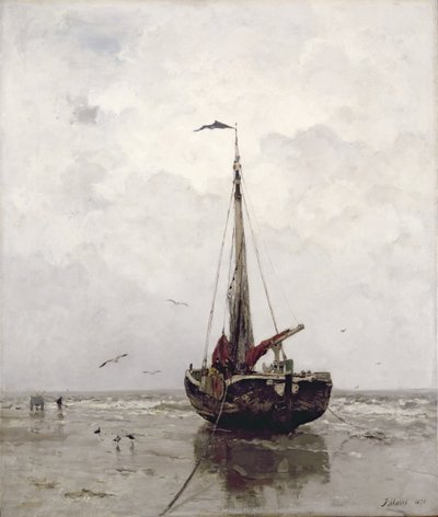釣り船 作： Jacob Henricus or Hendricus Maris