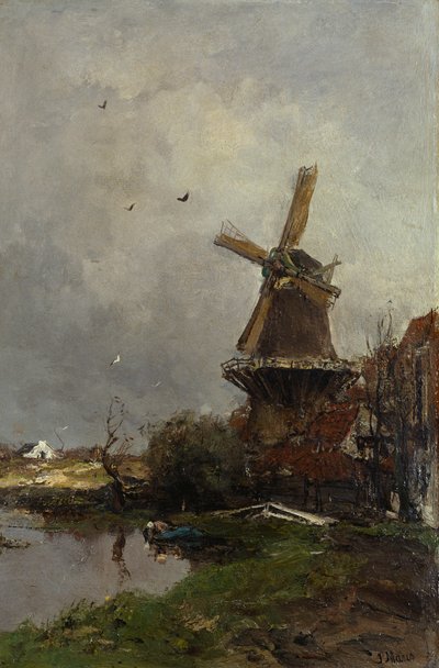風車 作： Jacob Henricus or Hendricus Maris