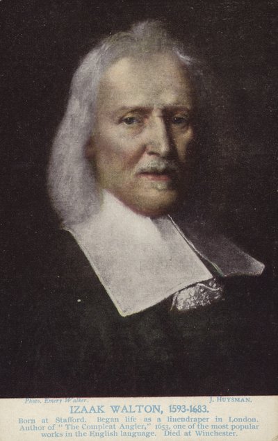 Izaak Walton（1593-1683）、英語作家 作： Jacob Huysmans