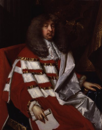 ローダーデール公ジョン・メイトランド（1616-1682）の肖像 作： Jacob Huysmans