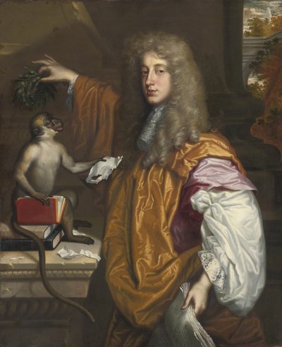 ジョンウィルモットの肖像、第2伯爵ロチェスター1647-1680 作： Jacob Huysmans