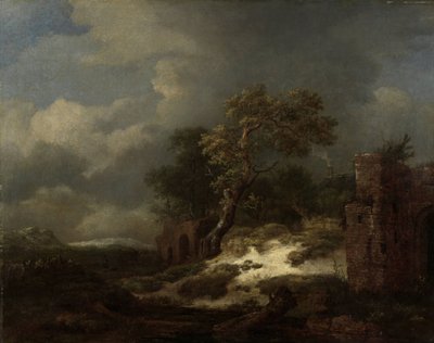 廃墟のある風景 作： Jacob van Ruisdael