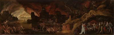 最後の審判と七つの大罪 作： Jacob Isaacsz. van Swanenburg